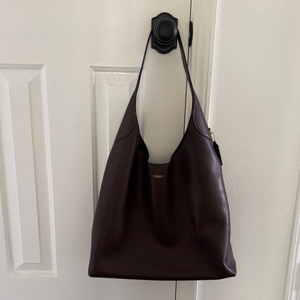 Coach Dark Brown Leather Brooklyn 39